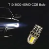 50 قطعة / الوحدة led cob سيارة المصابيح بيضاء T10 W5W SILCONE 3030 4SMD لمبة ل 168 194 مصابيح التخليص قراءة أضواء لوحة ترخيص 12 فولت