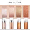 Handaiyan Body Luminizer 브론저 형광펜 액체 설정 스프레이 Shimmer Brighten Glow Rose Gold 하이라이트 메이크업 방수 6444516