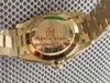Mechanical Box Maker Высококачественные часы 40 мм Сни-дата Diamond Bezel Президент Asia Cal.2813 Передвижение Автоматический мужской 18 Золотой браслет