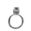 Mannelijke cockrings zinklegering slang ontwerp penis dick ring metalen kuisheidsapparaat bondage lock vertraging lock ring seksspeeltjes Producten