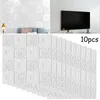 Wall Stickers 10Pcs 3D SelfAdhesive Tile Brick Panel Roof Sticker Foam Wallpapers6027362