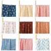 Baumwollbaby Musselin Swaddle Decke Neugeborenes Badetuch Multi -Designs Funktionen Baby Wrap Die ganze Saison Infant Quilt Fütterung Burp Stoff Jy1079