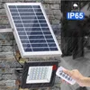 18W Solar Floodlight RGB Outdoor Lighting Waterdichte LED-schijnwerper met afstandsbediening LED Spotlight Garden Decoration Light