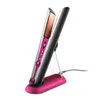 Dropship Top Hair Strainter 2 i 1 Curler Hairstraightener Rosepink Fuchsia Color Stock med hög kvalitet8448070