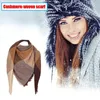 Woman Winter Scarf Knitted Plaid Warm Scarf Shawl Women's Wrap The Body Head Triangle Scarf Warm In Autumn Winter