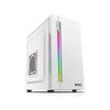 Case bianco per mini computer MATX/MITX USB 2.0 che supporta 2 ventole HDD 1 SSD