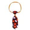 Adjustable Pet Halloween Little Tie Small Medium Dog Collars Cartoon Cute Dogs Apparel Printing Pumpkin Spider Pets Bow Ties BH5298 WLY