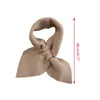 Scarves Women Knitted Cross Collar Scarf Winter Thicken Warm Solid Color Crochet Loophole Neckerchief Sweet Bowknot Neck Warmer