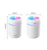 Mini colorful humidifier, portable, ultrasonic air, soft and lightweight, cooling mist machine, suitable for home car purifier