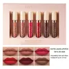 Lip Gloss Rose Matte Liquid Lipstick Set Nude NonStick Cup Waterproof Long Lasting Lipgloss Kit Makeup 6 Pcs set175Y6274095