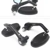 7/8" 22mm Handlebar End Mirror Oval Custom Classic Side Mirrors Chopper Bobber Cafe Racer ATV Quad Rearview Mirrors