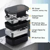 304 Stainless Steel Lunch Box for Kid Single Layer or Double Layers Bento Box for Student Food Container Case for Office 211108