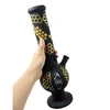 14 inç Kalın Cam Bong Nargile Percolator Shisha Dab Rig Sigara İçme Su Borusu Filtre Beher Bisbler W / Buz Catcher