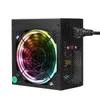 800W PC امدادات الطاقة RGB LED 12CM مروحة تبريد صامتة ATX 12 فولت 24pin الكمبيوتر المكتبي PCI SATA ل AMD Intel