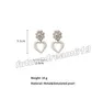 Boucles d'oreilles en forme de cœur pour femmes, bijoux doux à aiguille S925, Design populaire, élégant, imitation perle, goutte d'eau, nouvelle collection 2021