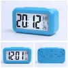 Upgraded version of multi-function smart clock with large screen display, smarts photosensitive temperature version, luminous alarm