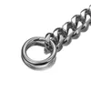 19mm Dog Chain Collars Pet Titanium Steel Six Sided Grinding Collar Dogs Necklace Bulldog Bully Doberman