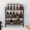 Opslag Flessen Potten 3 Tier Kruidenrek Badkamer Keuken Aanrecht Plank Houder Organizer Opknoping Rekken Seasoning253t