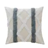 Poduszka/poduszka dekoracyjna Biała prosta poduszka pokrywka 45x45 cm 30x50 cm Dekoracja domu w stylu diamentów