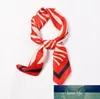 Yissine 70x70 cm Jesień Moda Zebra Drukuje Kobiety Wielofunkcyjny Poliester Silk Scarf Satin Small Square Bandana Chusteczka Cena Fabryczna Ekspert Projektowa jakość