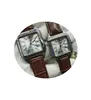 Mode classique étanche militaire montre de luxe quartz simple 34MM hommes montres en cuir ceinture mâle horloge 25MM femmes femmes Wri235E