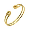 Bangle 2021 Delicate Fashion Classic Pin Armband Bangles smycken Rostfritt stål Form för kvinnor Party Gift Dropship44608495833627