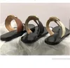 Ggs''gg Flip with Large Metal 35-45 Luxury Flops Sandal Sale-women Summer Slipper Man Size Designer Box