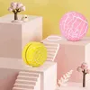 新しいカラフルな亀裂プリント木製Yoyo Yo-Yoプロフェッショナル楽しいパズル古典的なノスタルジックの木のおもちゃ子供たち子供の贈り物G1125