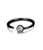 C w kształcie ciała pierścień nosowy kołek kryształowy Diamond Pierścienie ze stali nierdzewnej paznokci dla kobiet biżuteria mody i piaszczysta