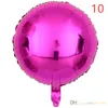 18 Zoll mehrfarbige runde Mylar-Folienballons für Geburtstagsparty-Dekorationen, Hochzeitsdekorationen, Verlobungsfeier, Feier holi2626694