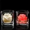 Newrose Flower Ice Mold Bar Produkter Silikon Handgjord Tvål Making Cube Chokladkaka Banking EWF7970