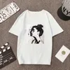 Été Femmes T-shirt Manches courtes Mode Fille Modèle d'avatar imprimé Style de base Casual Femme Chemise Tops 210709