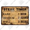 2022 Beer Tin Sign Plaque Metal Painting Vintage Pub Funny Wall Plates Decor for Club Man Cave Bar Kitchen Decoration Plate New De220W