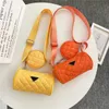 Bebek Çocuk Tasarımcı Çantalar Bez Yeni Kız Mini Prenses Çantalar Çocuk Sevimli Mektup Rahat Omuz Çantası Aperatif Şeker Çanta Noel Hediyeleri