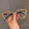 2021 Custome Recept Glasögon Blue Light Frame Cat Eye Rhinestone Solglasögon Vintage Frame For Women Y08313421753