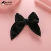 Doux filles velours arcs pince à cheveux 25 couleur enfants couleur bonbon arc barrettes enfants princesse accessoires épingles à cheveux Q43533079056