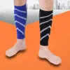 Erkek Çorap Çizgili Baskı Sıkıştırma Kollu Bacak Naylon Nefes Ayak Spor Çorap Erkekler Kadınlar Için Plantar Fasiit
