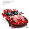 Red F12 Sport Racing Building Blocks T5001 1782PCS Высокотехнологичные экспертные серии автомобилей Модельные серии сборка кирпич