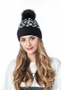 2021 Vinter Leopard Skriv ut Hatt Höst Vinter Hat Kvinnor Mode Varm Överdimensionerad Fur Boll Pom Hattar För Kvinna