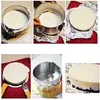 Walfos الغذاء الصف المقاوم للصدأ تعديل كعكة عموم قابل للسحب دائرة موس الدائري العفن أدوات الخبز مجموعة كعكة العفن خبز Y200612
