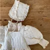 Koreanische baby spitze kragen prinzessin unterseite hemd baby mädchen hohl spitze hochwertige innere T-shirt G1224