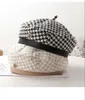 Bérets de styliste pour femmes, chapeaux élégants, mode B, casquettes unies décontractées, printemps et automne hiver, Y016B15006