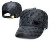 Bollmössor Lyxig variation av klassisk designer Bollkåpor Högkvalitativ läderfunktioner Män baseballmössor Fashion Ladies Hats kan justeras T230224
