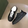 2021 Mens designer jurk schoenen brief gesneden zwart wit dikke bodem luxe mode mannen casual sport trainers schoen met originele doos