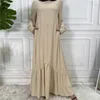 Abito Ramadan Modesto Abiti De Mujer Turchia Caftano Islam Abbigliamento Abaya Dubai Musulmano Per Le Donne Hijab Caftano Arabo Maxi Abito