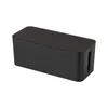 Коробка для хранения кабеля Power Power Bote Black White Cable Tidy Storage Box выключатель питания легко для домашней безопасности 210315
