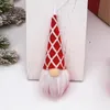 Kerstdecoraties 3 stks/set boom ornamenten roze pluche pop hanger doek huis meer 16x6 cm decoratie kleurcadeau g0q1