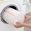5st doftande utskrift Fin Mesh Tvätt Bag Machine Care Washing Bh Home Tool