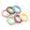 High Quality Telephone Wire Cord Gum Hair Tie Girls Elastic Hair Band Ring Rope Candy Color Bracelet Kids Adult Hair Accessories4336526