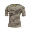 Ny taktisk militär kamouflage T-shirt Män Andas Snabbtork US Army Combat t-shirt Outwear O-Neck t-shirt